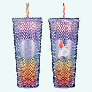 NWT Starbucks Sophie Birkin 2024 Rainbow Pride Studden Bling Venti tumbler